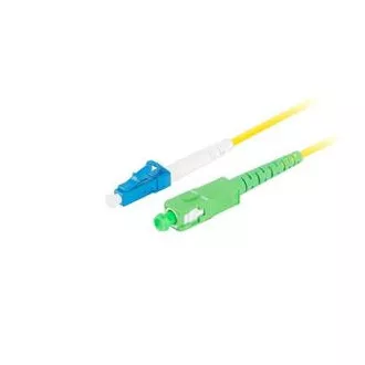 LANBERG optický patch cord SM LC/UPC-SC/APC simplex 3m LSZH G657A1 priemer 3mm, farba žltá