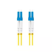 LANBERG optický patch cord SM LC/UPC-LC/UPC duplex 3m LSZH G657A1 priemer 3mm, farba žltá