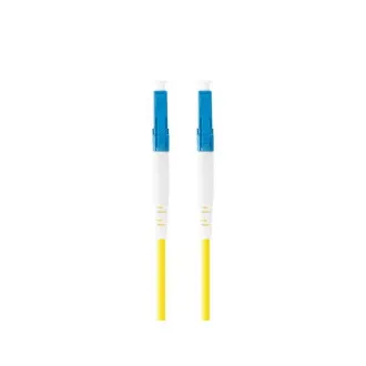 LANBERG optický patch cord SM LC/UPC-LC/UPC simplex 1m LSZH G657A1 priemer 3mm, farba žltá