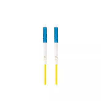 LANBERG optický patch cord SM LC/UPC-LC/UPC simplex 10m LSZH G657A1 priemer 3mm, farba žltá