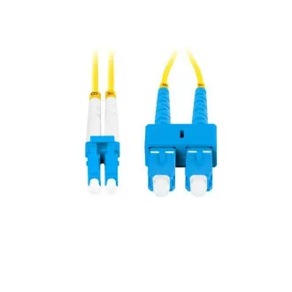 LANBERG optický patch cord SM SC/UPC-LC/UPC duplex 2m LSZH G657A1 priemer 3mm, farba žltá