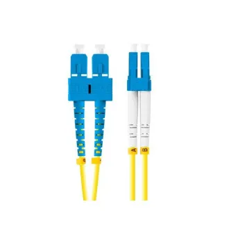 LANBERG optický patch cord SM SC/UPC-LC/UPC duplex 2m LSZH G657A1 priemer 3mm, farba žltá