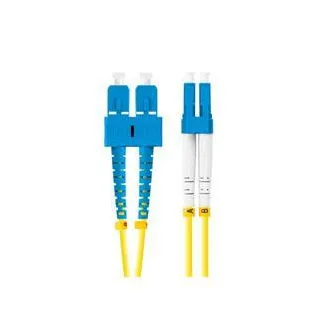 LANBERG optický patch cord SM SC/UPC-LC/UPC duplex 2m LSZH G657A1 priemer 3mm, farba žltá