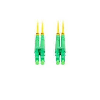 LANBERG optický patch cord SM LC/APC-LC/APC duplex 2m LSZH G657A1 priemer 3mm, farba žltá