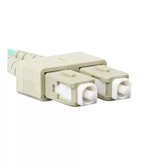 LANBERG optický patch cord MM SC/UPC-SC/UPC duplex 2m LSZH OM3 50/125 priemer 3mm, farba cyan LANBERG optický patch cord MM SC/UPC-SC/UPC duplex 2m LSZH OM3 50/125 priemer 3mm, farba cyan
