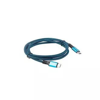 Lanberg USB-C M/M 4.0 kábel 1.2m 100W 8K 30Hz modro-čierna