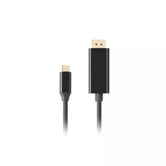 Lanberg USB-C(M)->DisplayPort(M) kábel 3m 4K 60Hz čierna Lanberg USB-C(M)->DisplayPort(M) kábel 3m 4K 60Hz čierna