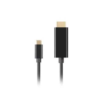 Lanberg USB-C(M)->HDMI(M) kábel 3m 4K 60Hz čierna
