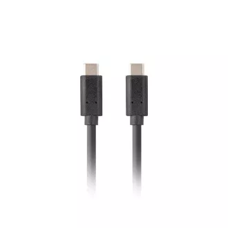 Lanberg USB-C M/M 3.1 GEN 2 kábel 0,5m 10GB/S PD100W čierna