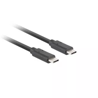 Lanberg USB-C M/M 3.1 GEN 2 kábel 0,5m 10GB/S PD100W čierna