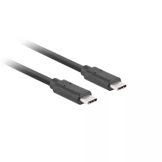 Lanberg USB-C M/M 3.1 GEN 2 kábel 1m 10GB/S PD100W čierna
