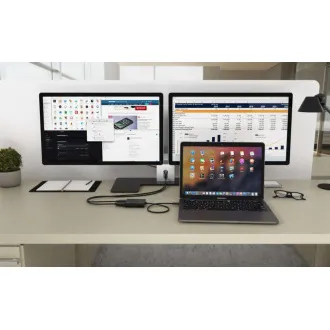 I-tec USB-C Dual 4K/60Hz (single 8K/30Hz) DP Video adaptér