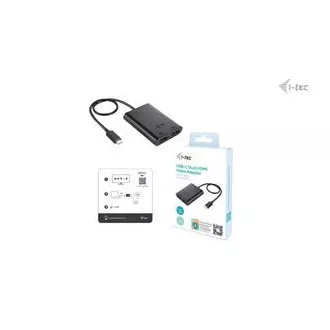 I-tec USB-C Dual 4K/60Hz (single 8K/30Hz) HDMI Video Adapter