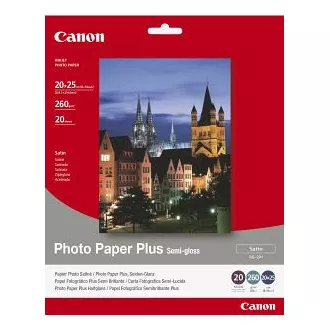 Canon fotopapier SG-201 - 20x25cm (8x10inch) - 260g/m2 - 20 listov - pololesklý