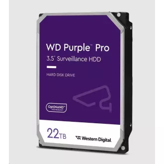 WD PURPLE PRE WD221PURP 22TB SATA/600 512MB cache, 265 MB/s, CMR