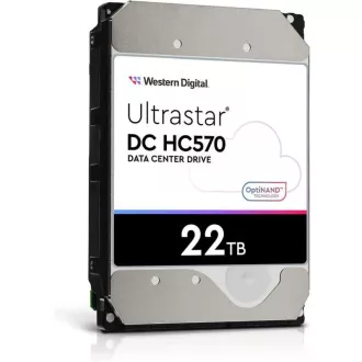 WD Ultrastar HDD 22TB (WUH722222ALE6L4) DC HC570 3.5in 26.1MM 512MB 7200RPM SATA ULTRA 512E SE NP3