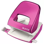 LEITZ Stolový dierovač NeXXt WOW 5008, met. ružová, box