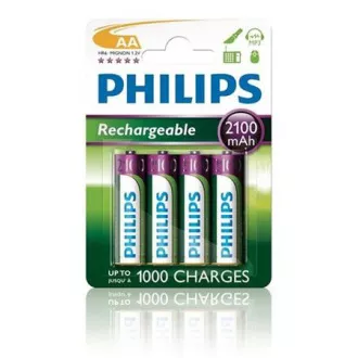 Philips batéria AA 2100mAh MultiLife, NiMh - 4ks