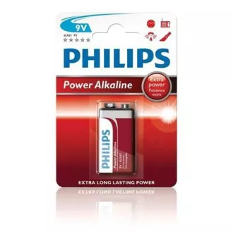 Philips batéria 9V PowerLife, alkalická - 1ks Philips batéria 9V PowerLife, alkalická - 1ks