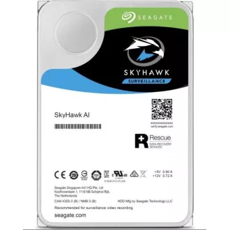Seagate SkyHawk AI HDD, 10 TB, SATA III, 256 MB cache, 7.200 RPM