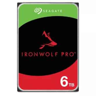 Seagate IronWolf PRO, NAS HDD, 6TB, 3.5", SATAIII, 256MB cache, 7.200RPM