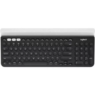 Logitech klávesnica Wireless Keyboard K780, US bluetooth, šedá/ biela Logitech klávesnica Wireless Keyboard K780, US bluetooth, šedá/ biela