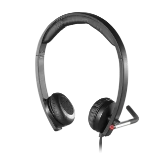 Logitech náhlavná súprava USB H650e stereo - čierna