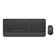 Logitech klávesnica s myšou Wireless MK650 Signature - bezdrôtová/Logitech bolt/Bluetooth/ CZ/SK/Graphitová