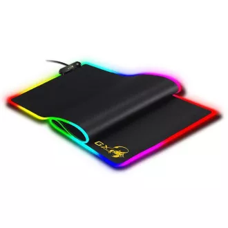 GENIUS GX GAMING GX-Pad 800S RGB podsvietená podložka pod myš 800x300x3mm, čierno-červená