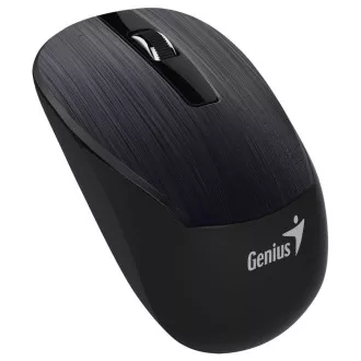 Genius NX-7015 čierna, Myš, bezdrôtová, optická, 1600DPI, 3 tlačidlá, Blue-Eye senzor, USB, čierna