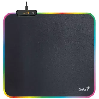 Genius GX GAMING GX-Pad 260S RGB Podložka pod myš, herná, 260×240×3mm, RGB podsvietenie, USB, čierna