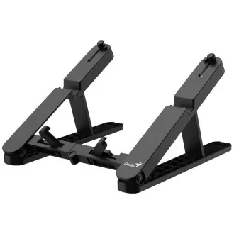 Genius G-Stand M200, Podstavec, pre notebook/tablet/telefón 10–17", nastaviteľný, skladacia, nosnosť 10kg, čierny