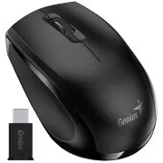Genius NX-8006S Type-C, myš, bezdrôtová, optická, 1200DPI, 3 tlačidlá, USB-C, čierna