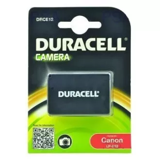 DURACELL Batéria - DRCE12 pre Canon LP-E12, čierna, 600mAh, 7.2V