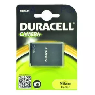 DURACELL Batéria - DR9932 pre Nikon EN-EL12, čierna, 1000 mAh, 3.7V