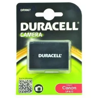 DURACELL Batéria - DR9967 pre Canon LP-E10, čierna/biela, 1020 mAh, 7.4 V