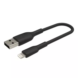Belkin BOOST CHARGE™ Lightning/USB-A kábel, 15cm, čierny Belkin BOOST CHARGE™ Lightning/USB-A kábel, 15cm, čierny