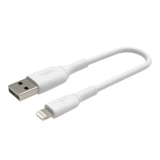 Belkin BOOST CHARGE™ Lightning/USB-A kábel, 15cm, biely Belkin BOOST CHARGE™ Lightning/USB-A kábel, 15cm, biely