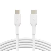 Belkin BOOST CHARGE™ USB-C/USB-C kábel, 2m, biely