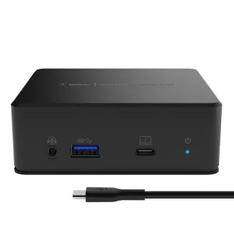 Belkin USB-C Duálny displej dokovacej stanice - 2x HDMI, USB-C, 3x USB-A, RJ45, Audio, napájanie Belkin USB-C Duálny displej dokovacej stanice - 2x HDMI, USB-C, 3x USB-A, RJ45, Audio, napájanie