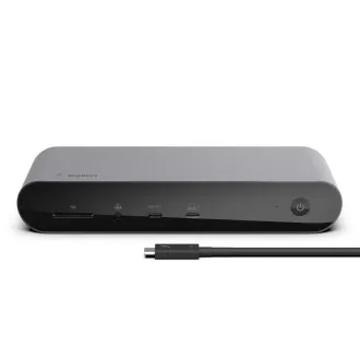 Belkin Thunderbolt 4 Pro Dock - podpora 3 displejov až 8K, TB4, USB-C, USB-A, HDMI, SD, GbE, Audio, Mac/PC