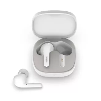 Belkin SOUNDFORM™ Flow - True Wireless Earbuds - bezdrôtové slúchadlá, biela