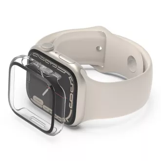Belkin ochrana displeja 2v1 pre Apple Watch Séria 4/5/6/SE/7/8/9, 44/45mm, priehľadné - NOVÁ VERZIA