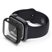 Belkin ochrana displeja 2v1 pre Apple Watch Séria 4/5/6/SE/7/8/9, 44/45mm, čierne - NOVÁ VERZIA