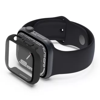 Belkin ochrana displeja ScreenForce 2v1 pre Apple Watch Séria 4/5/6/SE/7/8/9, 44/45mm, čierne - NOVÁ VERZIA