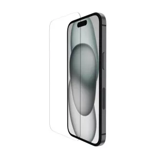 Belkin SCREENFORCE™ TemperedGlass Anti-Microbial ochranné sklo pre iPhone 16 / 15 / 14 Pro