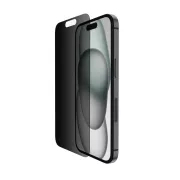 Belkin SCREENFORCE™ TemperedGlass Privacy Anti-Microbial ochranné privátne sklo pre iPhone 15 / 14 Pre