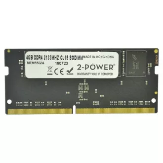 2-Power 4GB PC4-17000S 2133MHz DDR4 CL15 Non-ECC SoDIMM 1Rx8 ( 1,2V DOŽIVOTNÁ ZÁRUKA) 2-Power 4GB PC4-17000S 2133MHz DDR4 CL15 Non-ECC SoDIMM 1Rx8 ( 1,2V DOŽIVOTNÁ ZÁRUKA)
