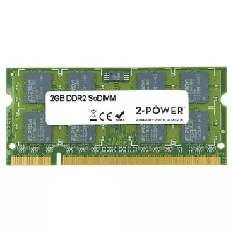 2-Power 2GB MultiSpeed 533/667/800 MHz DDR2 SoDIMM 2Rx8 (DOŽIVOTNÁ ZÁRUKA) 2-Power 2GB MultiSpeed 533/667/800 MHz DDR2 SoDIMM 2Rx8 (DOŽIVOTNÁ ZÁRUKA)