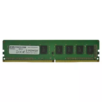 2-Power 4GB PC4-17000U 2133MHz DDR4 CL15 Non-ECC DIMM 1Rx8 ( DOŽIVOTNÁ ZÁRUKA )